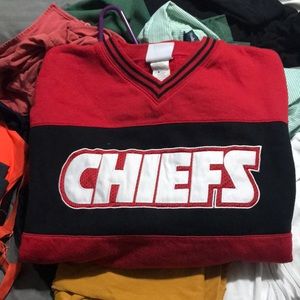 NFL Sweaters - Retro Chiefs Sweatshirt NFL Sweaters - Retro Chiefs Sweatshirt